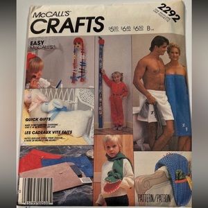 Vintage - McCall’s Crafts 2292 Sewing Pattern - Uncut.
